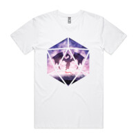 Purple Sky Dragon D20 (mens tee)